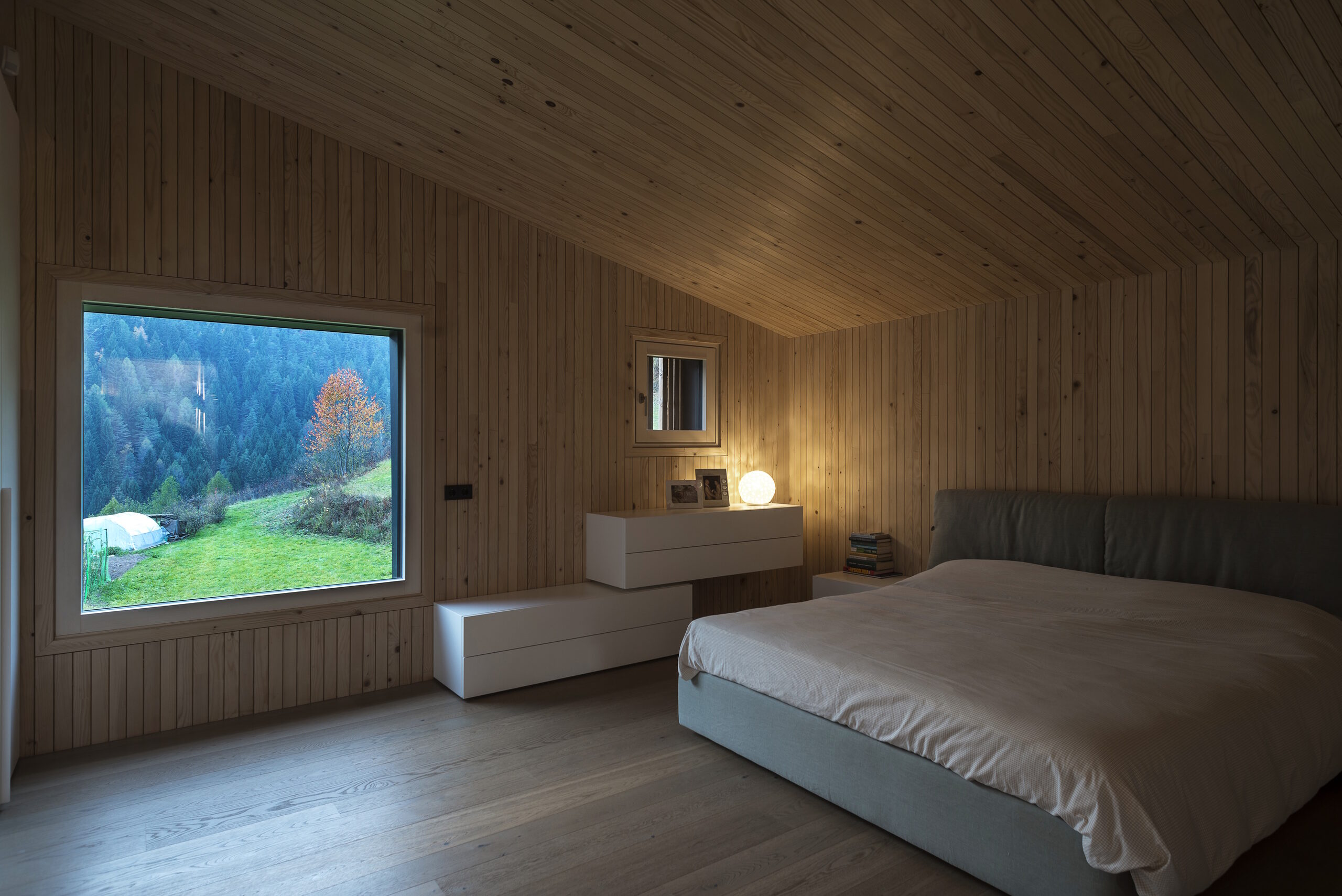 House made of untreated wood in the province of Trento • LignoAlp